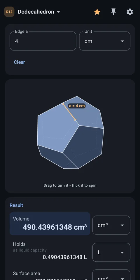 Dodecahedron in 3D